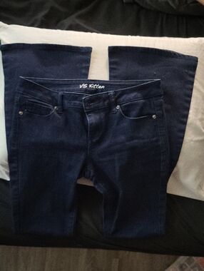 Victoria's Secret Dark Navy Flare Jeans